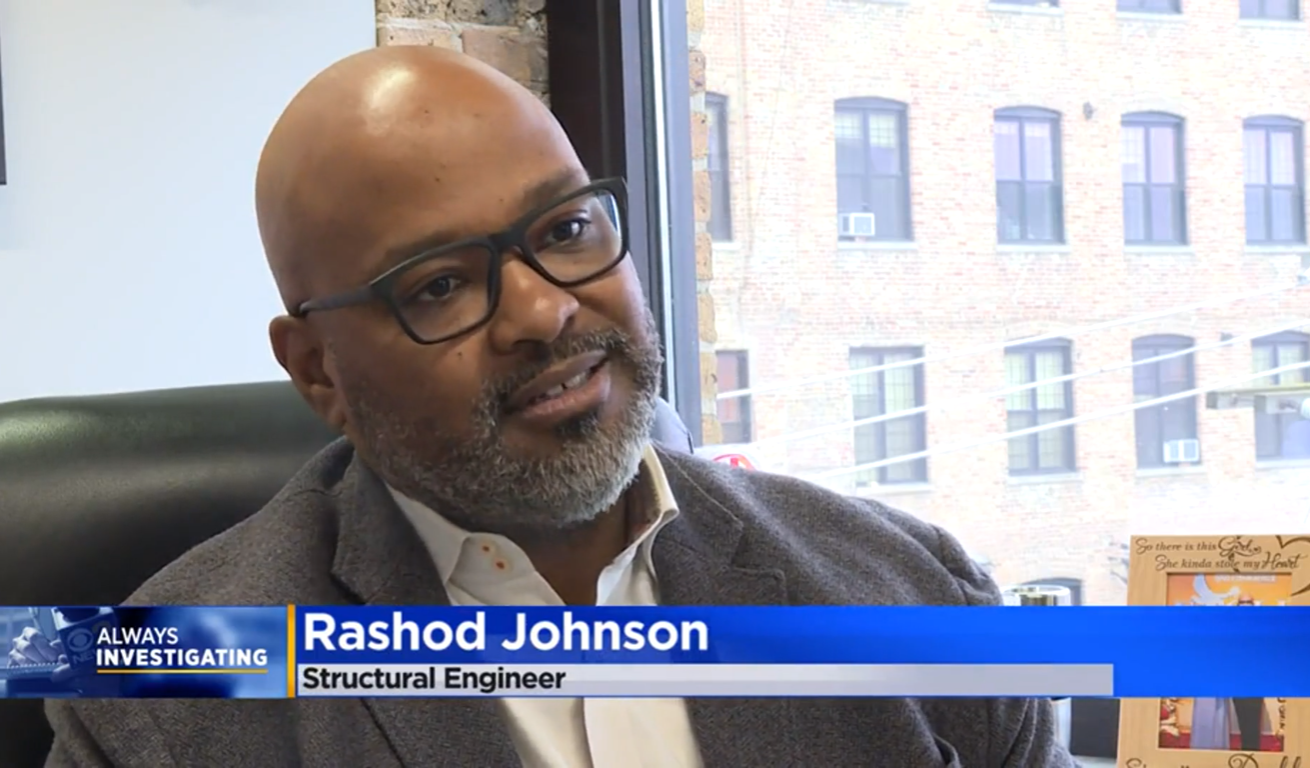 Ardmore Roderick President & CEO Rashod Johnson PE, MBA Appeared on CBS Chicago to Share Thoughts on Recent Infrastructure Investments