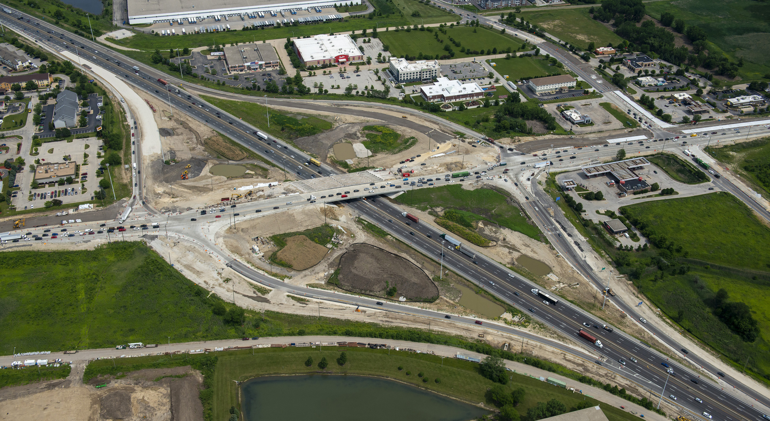 I-55 and Weber Road Diverging Diamond Interchange Improvements