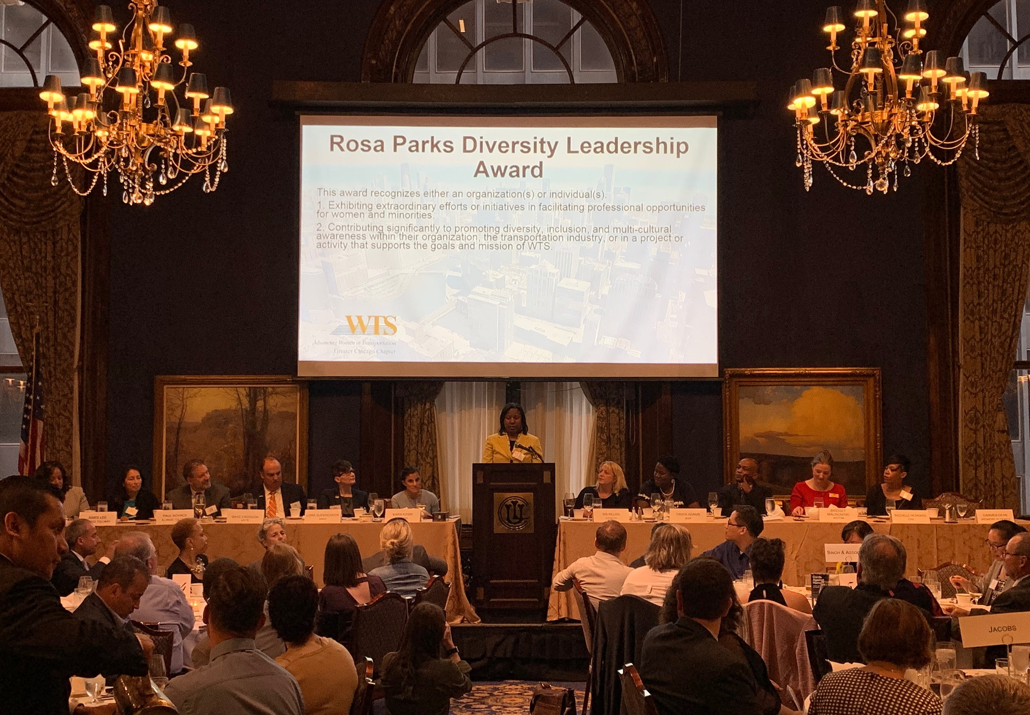 Ardmore Roderick Receives the 2019 WTS Rosa Parks Diversity Award