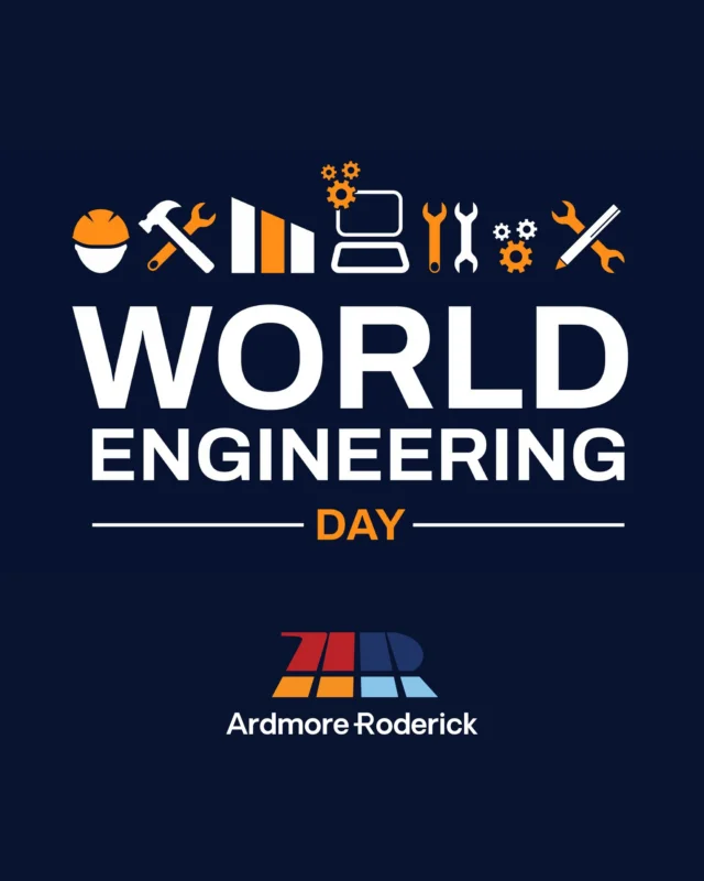 Happy World Engineering Day from Ardmore Roderick! Let’s celebrate innovation, problem-solving, and the structures that connect us all.

#WorldEngineeringDay