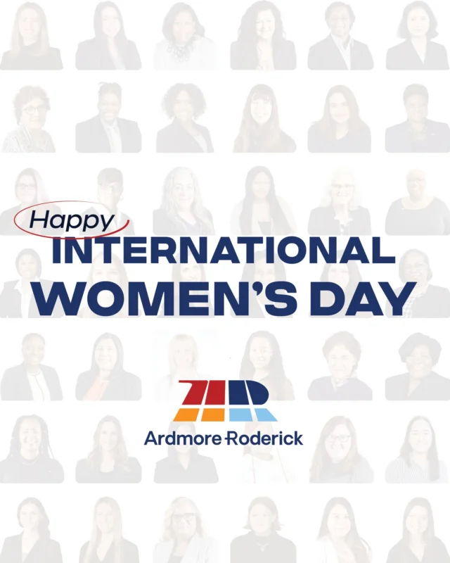 Happy International Women’s Day! Today we celebrate the strength, resilience, and achievements of women at Ardmore Roderick and beyond. Let’s continue to break barriers, uplift each other, and create a more inclusive future!

#InternationalWomensDay2026 #InternationalWomensDay #WomeninSTEM #WomensHistoryMonth #CelebratingWomen