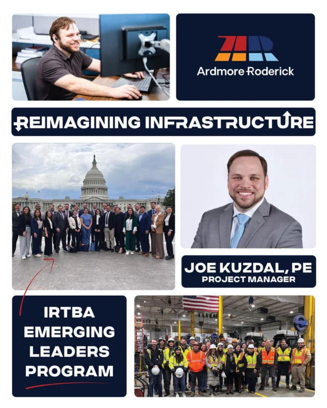 As part of #InfrastructureWeek, we’re highlighting the people shaping the future of our industry.
Our own Joe Kuzdal, PE recently completed the Illinois Road and Transportation Builders Association (IRTBA) Emerging Leaders Program—an experience that brought together professionals from across the industry to explore everything from project delivery to policy and advocacy.

From engaging with agency leaders to advocating at both the state capitol and in Washington, D.C., the program offered a deeper look at how infrastructure is planned, funded, and delivered.
It’s an experience that reflects our commitment to developing leaders who are helping to reimagine the future of infrastructure.

Read more about Joe’s experience at the link in our bio!

#ReimaginingInfrastructure #EmergingLeaders #IRTBA #IndustryLeadership