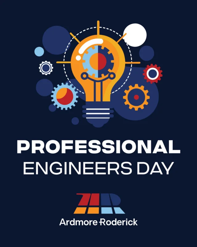 Happy Professional Engineers Day!

Today, we’re recognizing the PEs across Ardmore Roderick whose expertise, leadership, and dedication help turn ideas into infrastructure that serves our communities every day.

Here’s to the engineers who keep things moving forward.

#ProfessionalEngineersDay #CivilEngineering #Infrastructure #Engineering #TeamArdmoreRoderick