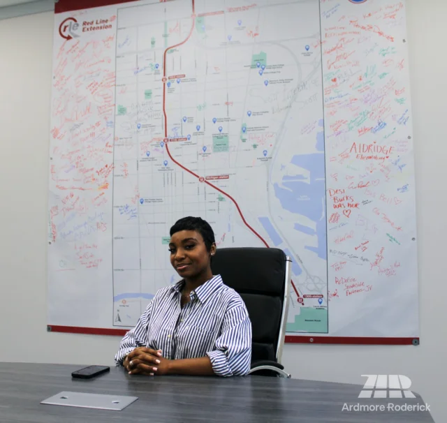 This summer, Community Outreach Intern Ava Cager has been helping connect the CTA Red Line Extension Program (RLE) with residents across Chicago's Far South Side. Ardmore Roderick is providing Program Management services for the RLE!
 
Ava's work includes developing outreach materials such as newsletters, videos, flyers, banners, yard signs, and youth engagement initiatives, as well as attending community events to engage directly with residents and stakeholders.
 
Through her efforts, Ava helps ensure community members stay informed, share their feedback, and remain actively involved in this historic transit project. By engaging directly with residents, she helps make sure community voices are heard and respected every step of the way.
 
Great work, Ava!
 
#ARInterns #CommunityOutreach #CTARedLineExtension #ChicagoInfrastructure #SummerInternship