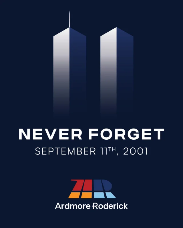 Today we honor the memory of those we lost on September 11, 2001, and pay tribute to the heroes who selflessly responded in the face of tragedy.

#NeverForget #September11 #InRemembrance